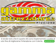 Tablet Screenshot of gammaattrezzature.it